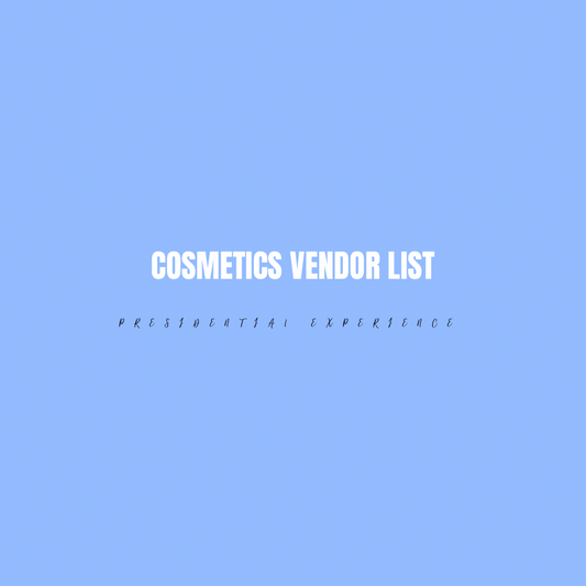 Cosmetic Vendor List Done-For-You (DFY)