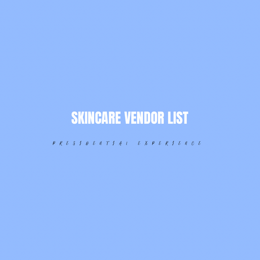 Skincare Vendor List Done-For-You (DFY)